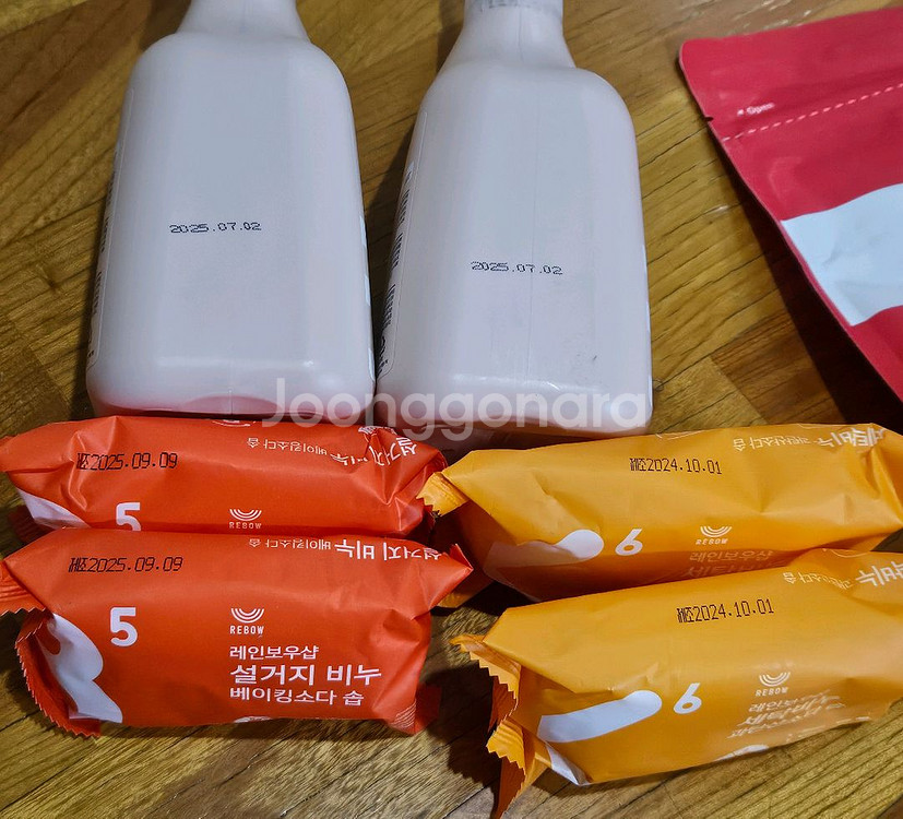 레인보우샵 베이킹소다 워싱소다 세탁비누 설거지비누 에어프라이어 세정제 등--1