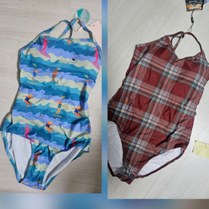 실내강습용 여성 수영복 xl 2벌 일괄