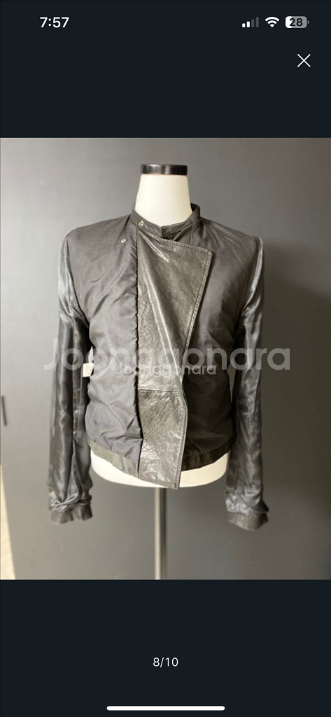 거의새것 여성 가죽 자켓--7