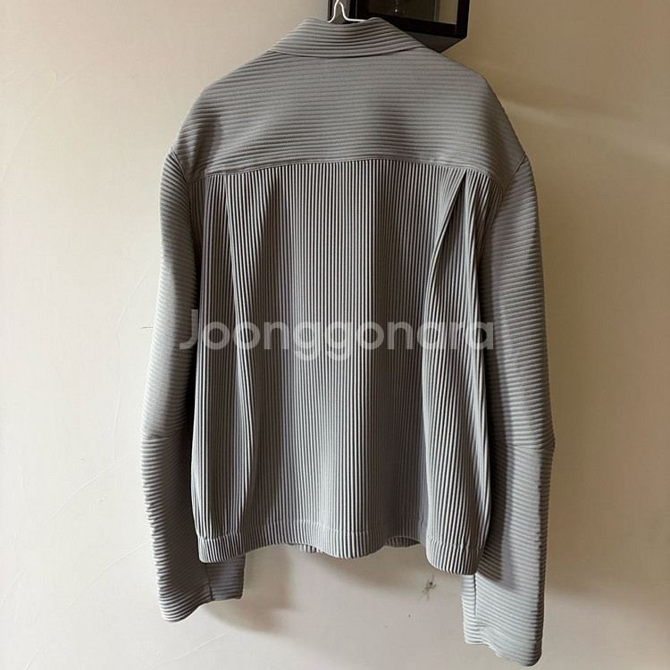 24ss 타임옴므 플리츠 칼라 집업 자켓--1