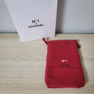 정품) 샤넬 레드 미니 복조리 파우치 (코스메틱)