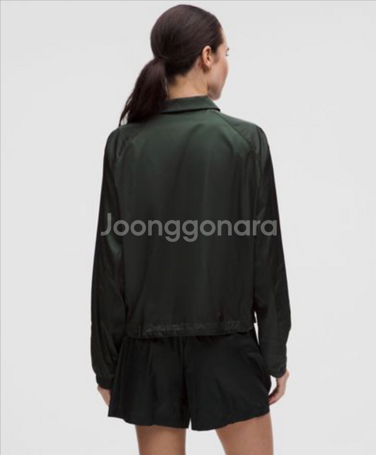 룰루레몬 스트래치 사틴 나일론 재킷--1