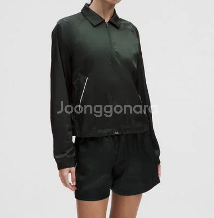 룰루레몬 스트래치 사틴 나일론 재킷--0