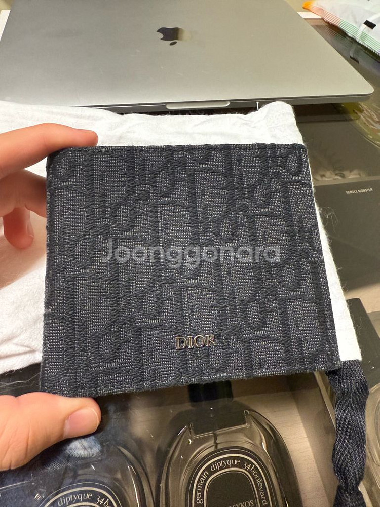 디올 오블리크 반지갑 블랙 (정품확인완료)--0