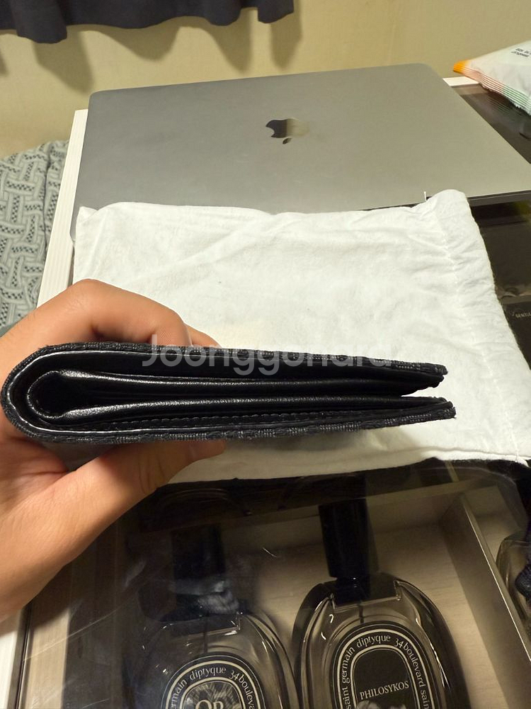 디올 오블리크 반지갑 블랙 (정품확인완료)--4