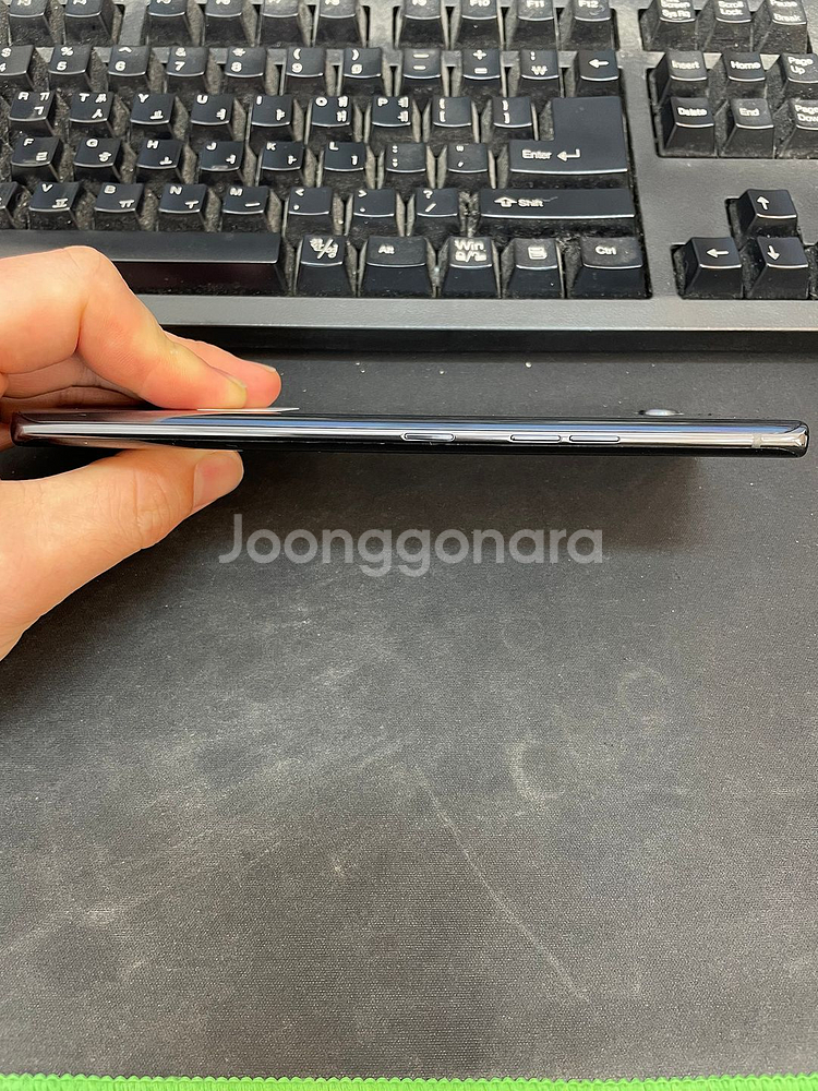 LG벨벳 그레이 128GB 무잔상 상태좋은 중고14만팝니다.--5