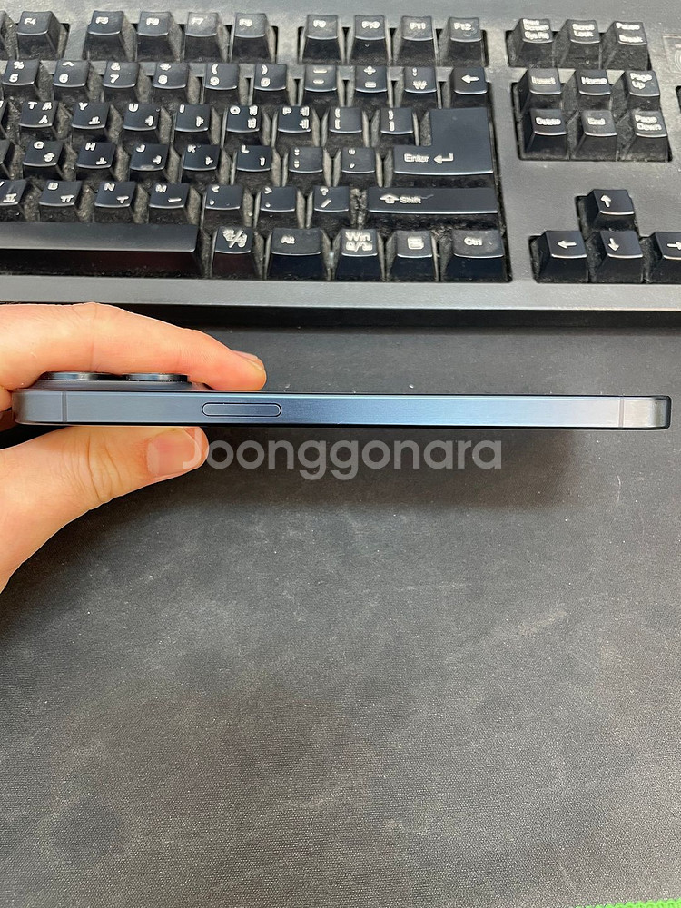 아이폰15프로맥스 블루 256GB 상태좋은 중고109만1000원팝니다.--3