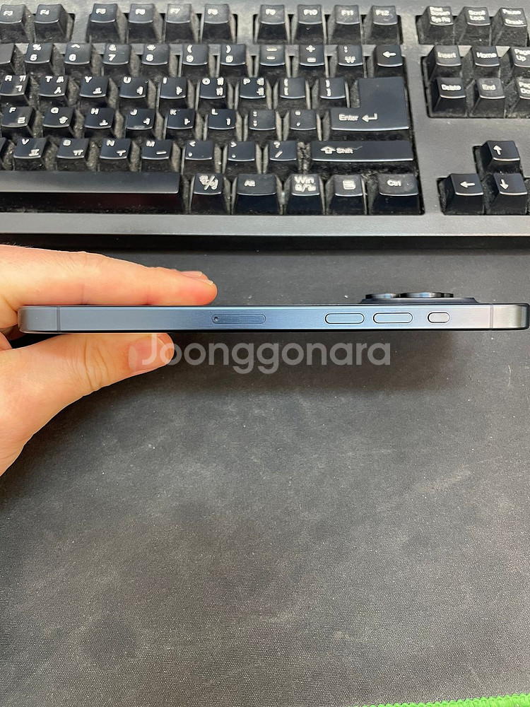 아이폰15프로맥스 블루 256GB 상태좋은 중고109만1000원팝니다.--5