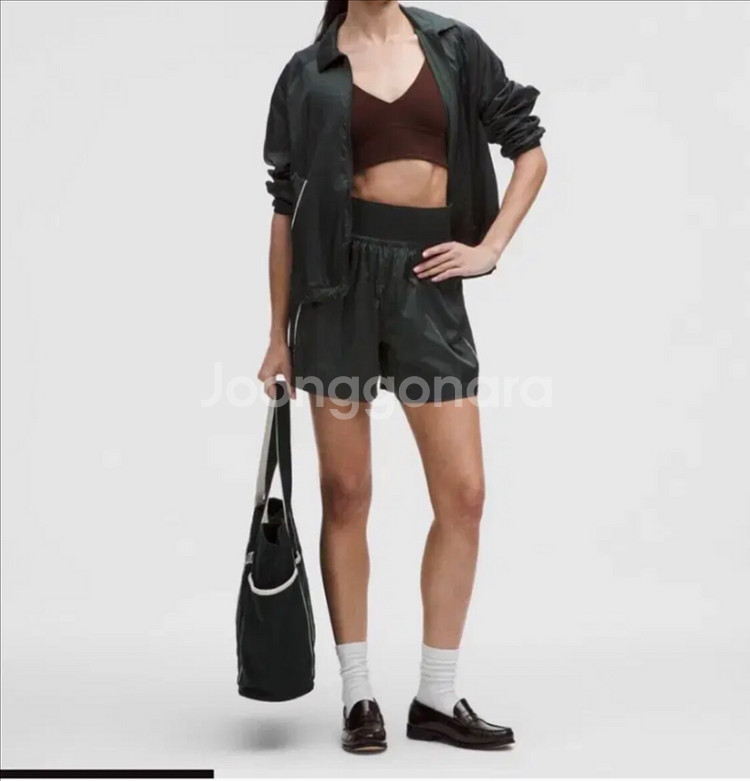 룰루레몬 Stretch Satin 나일론 쇼츠--0