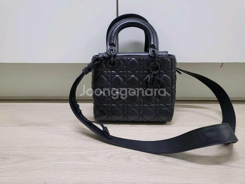 디올 레이디백 블랙--1