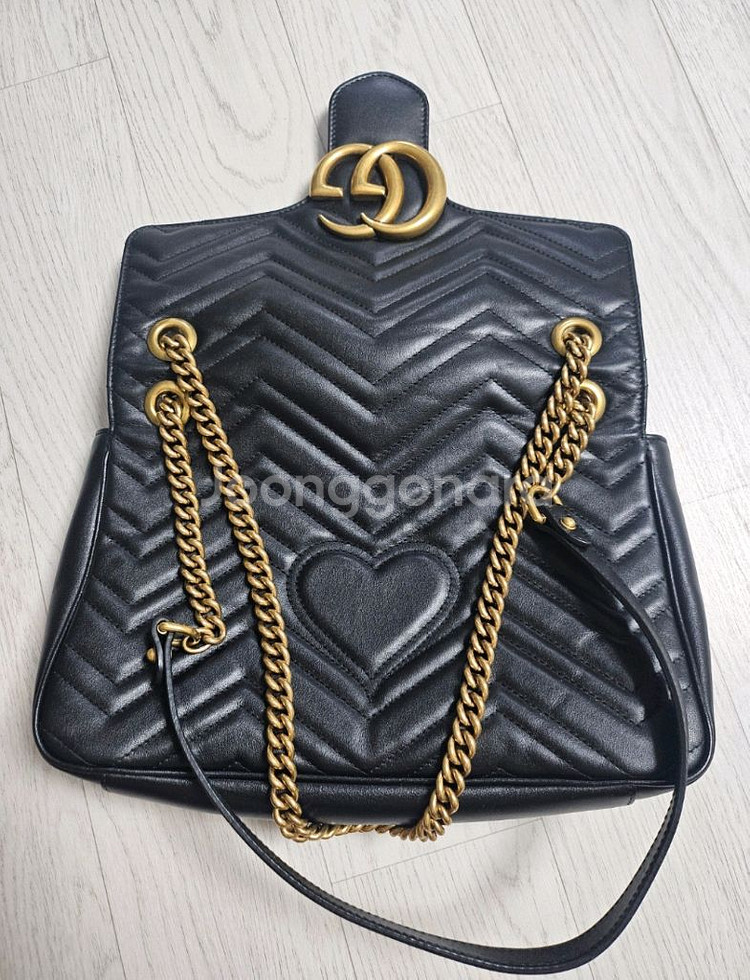 구찌 GG 마몽 마틀라세 체인백--2