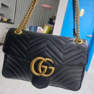 구찌 GG 마몽 마틀라세 체인백