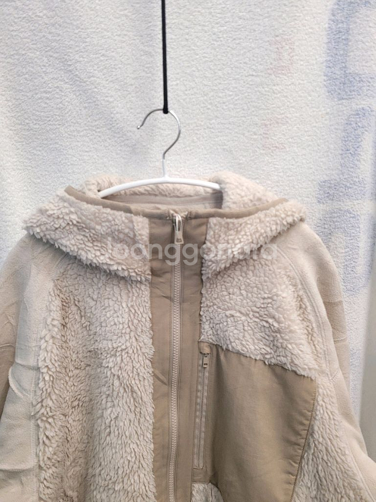 양털 후드 집업 점퍼 유니클로 남성 XL--1