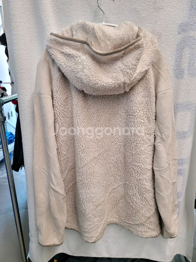 양털 후드 집업 점퍼 유니클로 남성 XL--3