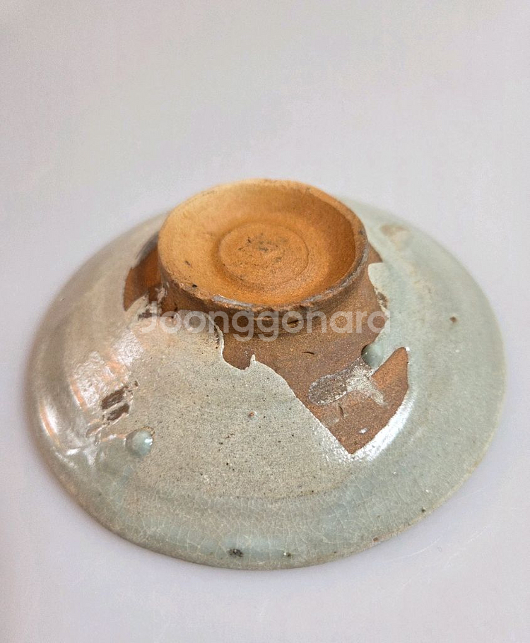 고미술품 조선초기 경기도 수락산분청사기잔--2