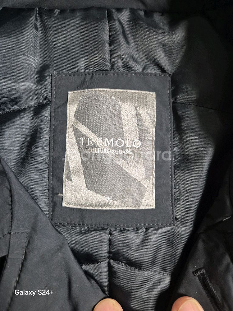 트레몰로 고급 누빔 자켓 100 (상태최상)--7