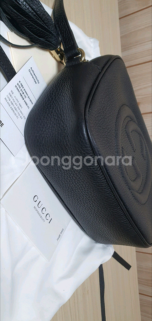 구찌 디스코 크로스백/카메라백 새상품급 정품(감정서O)--6