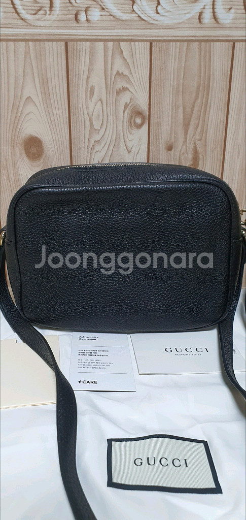 구찌 디스코 크로스백/카메라백 새상품급 정품(감정서O)--2