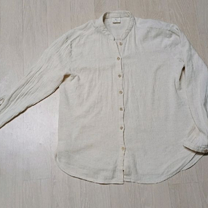 린넨 헨리넥 셔츠