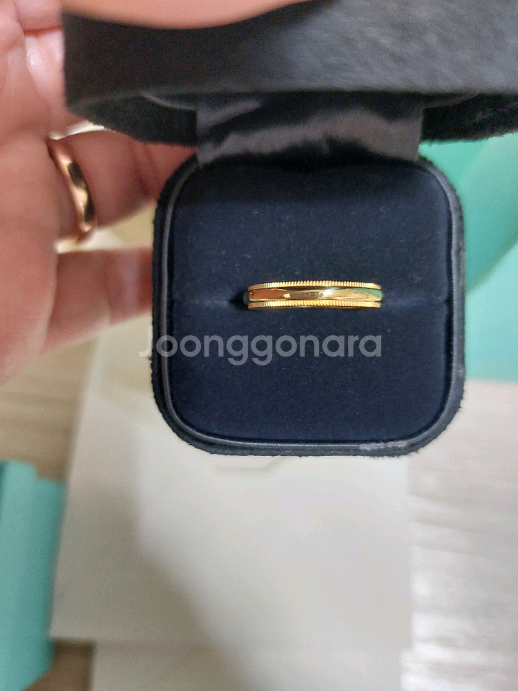 티파니앤코 밀그레인반지 18k반지--1