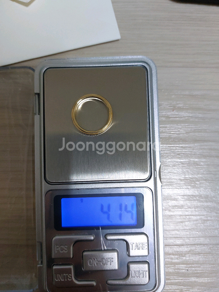 티파니앤코 밀그레인반지 18k반지--3