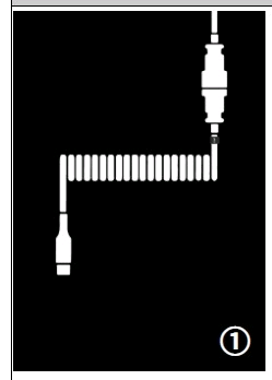 갤럭시팩토리 키보드 항공케이블 코일케이블 새상품 판매합니다.--1
