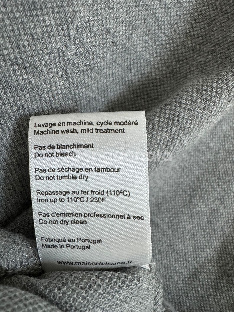 메종키츠네 반팔 카라티--4