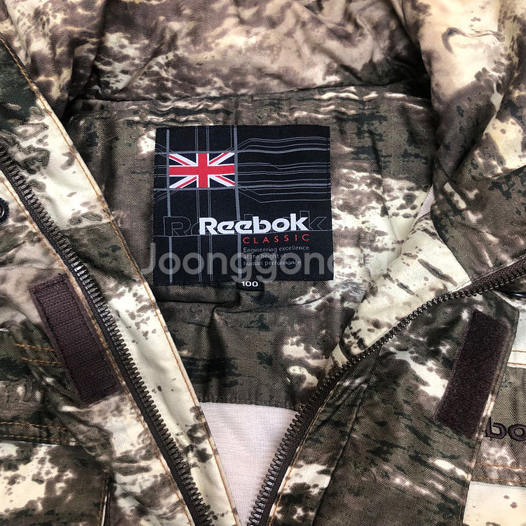 리복 클래식 카모 보드복 스키 자켓 100--8