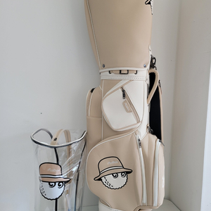 말본 뉴 베이직 휠 캐디백 보스턴백 베이지 세트 새상품