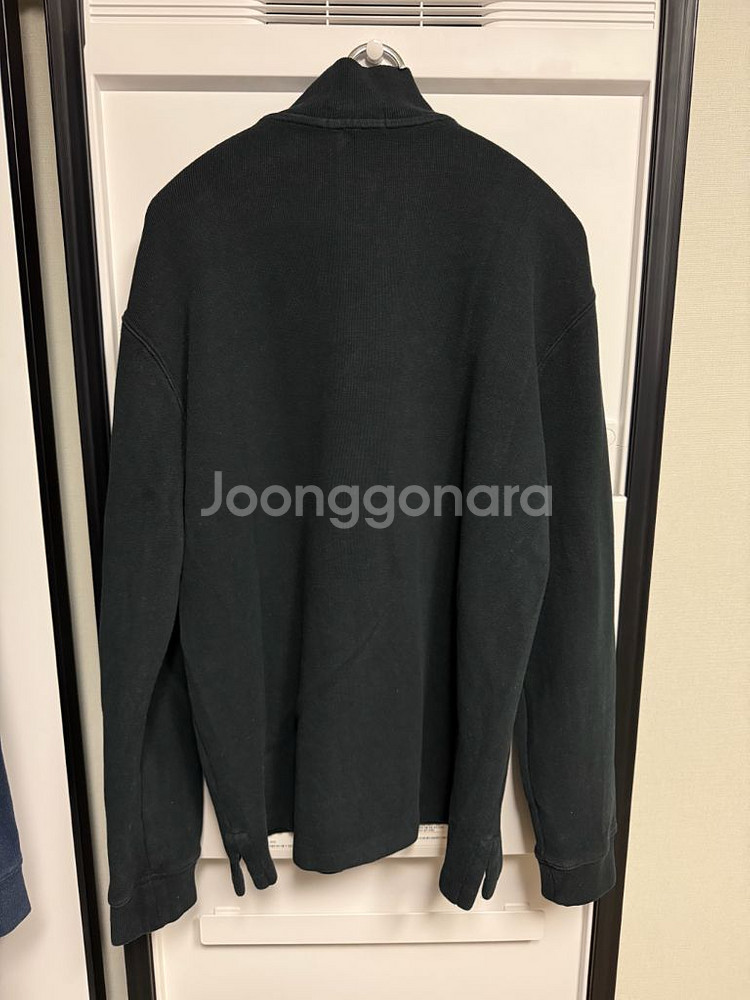 [M] 폴로 / 하프짚업 / 블랙--1