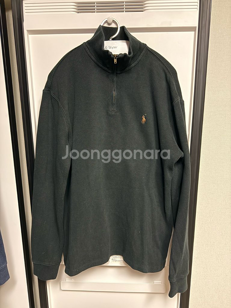 [M] 폴로 / 하프짚업 / 블랙--0