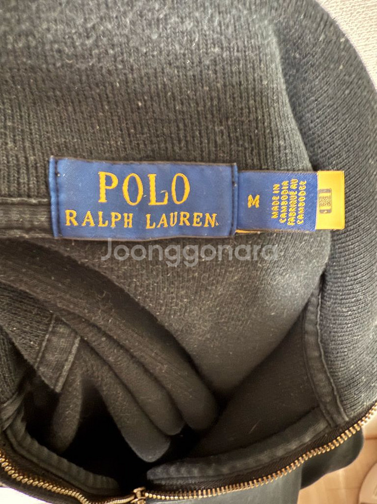 [M] 폴로 / 하프짚업 / 블랙--2