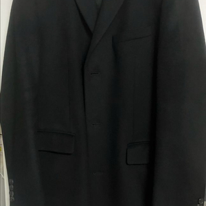 띠어리 울캐시미어 블랙 싱글코트 s