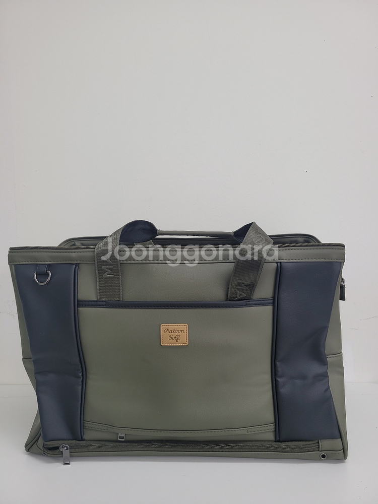 말본 뉴베이직 보스턴백 (카키)--1