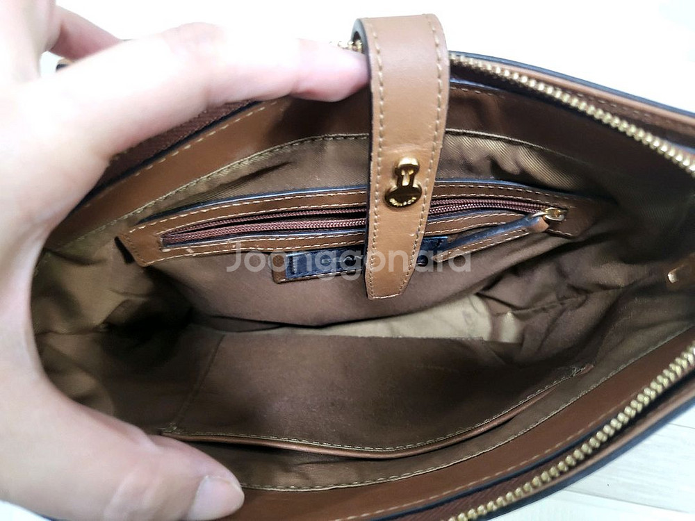 빈폴 가죽 버킷백--7