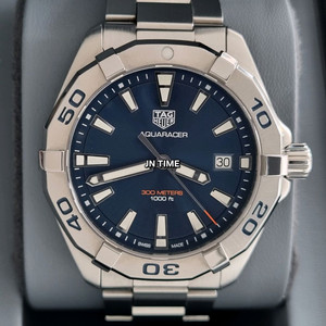 태그호이어 아쿠아레이서 300 쿼츠 청판 41mm