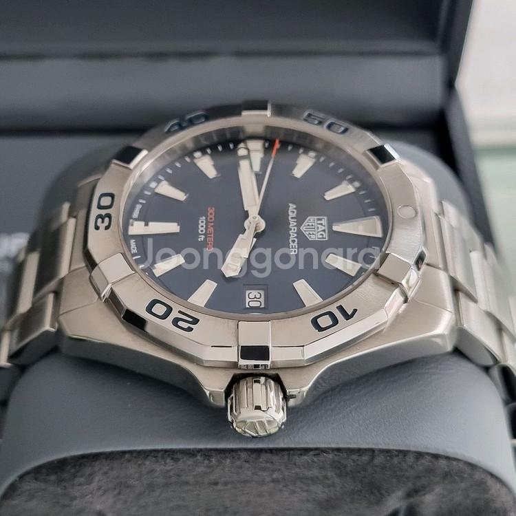 태그호이어 아쿠아레이서 300 쿼츠 청판 41mm--4
