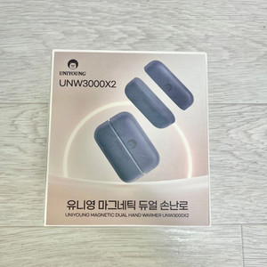 유니영, 마그네틱 듀얼 손난로, 블랙, 새상품