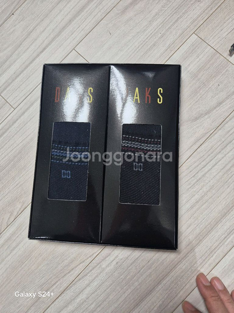 닥스 신사용 양말 2켤레--1