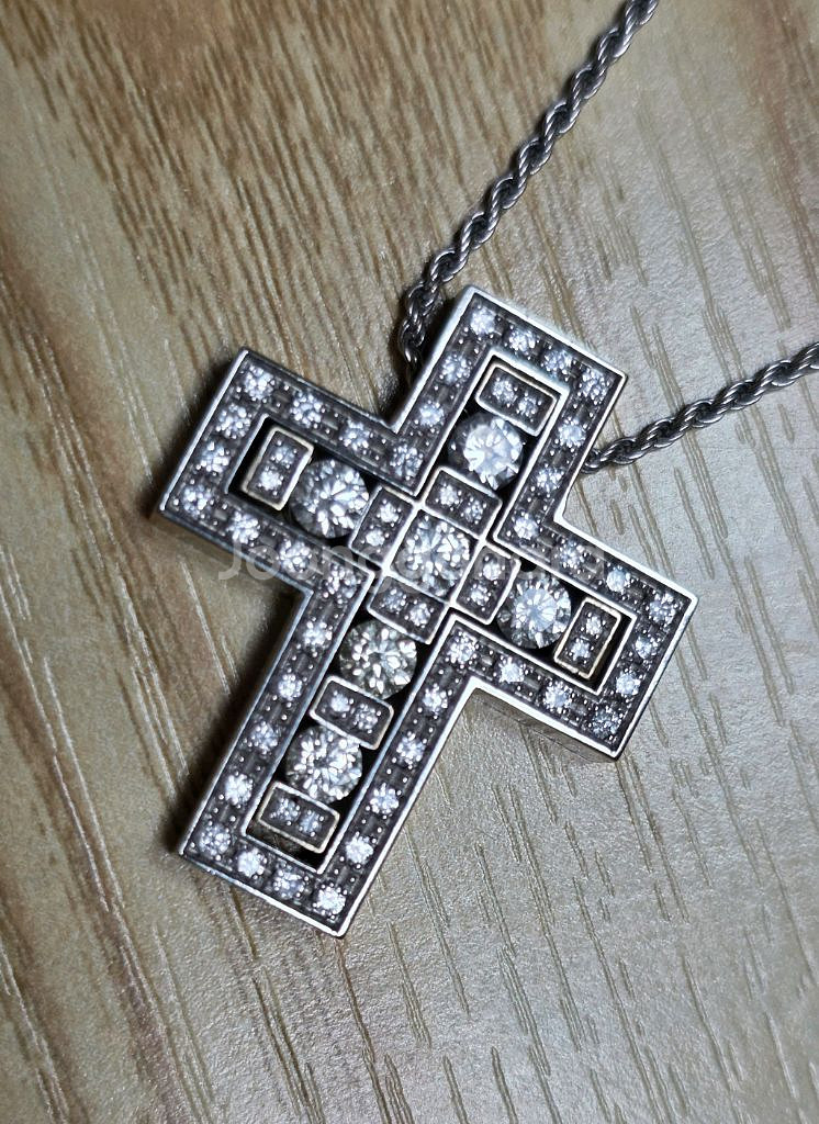 다미아x 화이트 골드18k 3.33돈 M사이즈--0