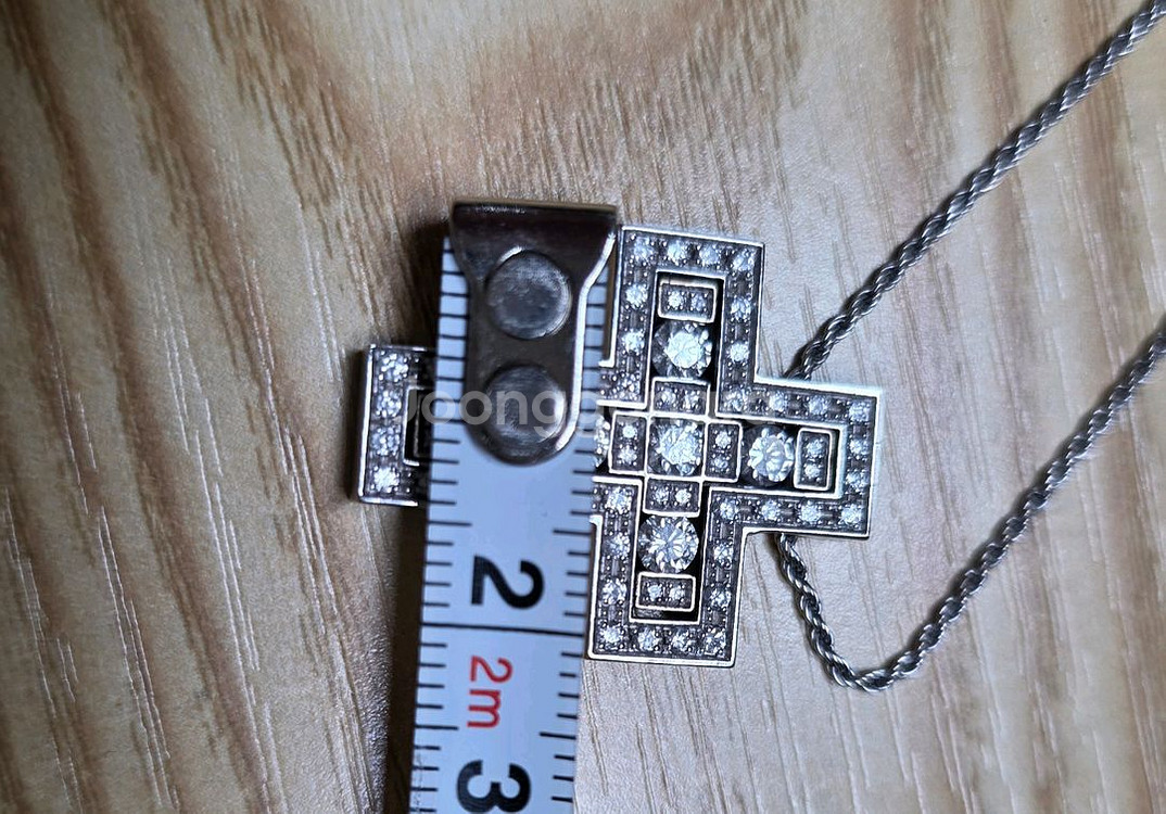 다미아x 화이트 골드18k 3.33돈 M사이즈--2