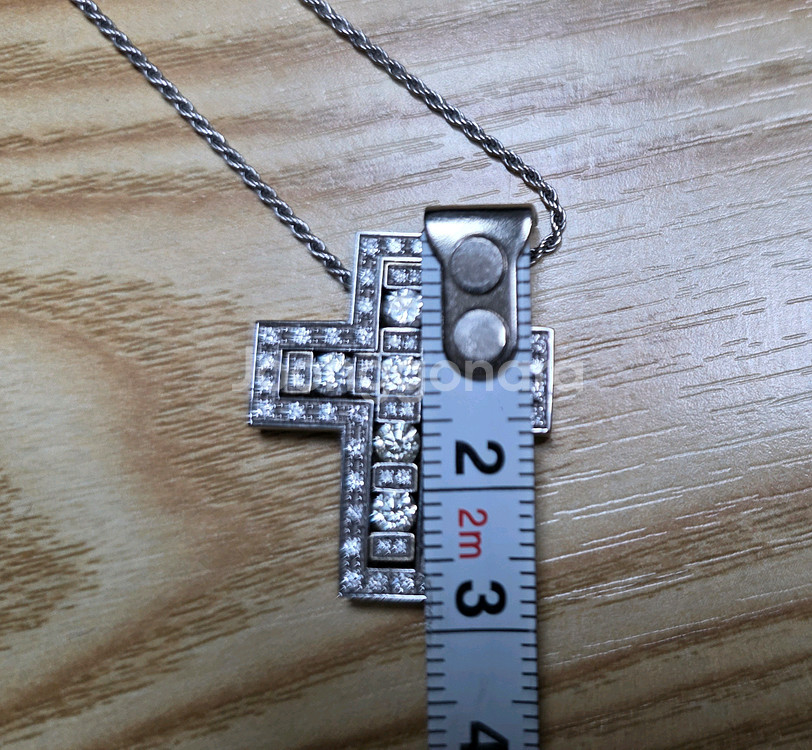 다미아x 화이트 골드18k 3.33돈 M사이즈--1