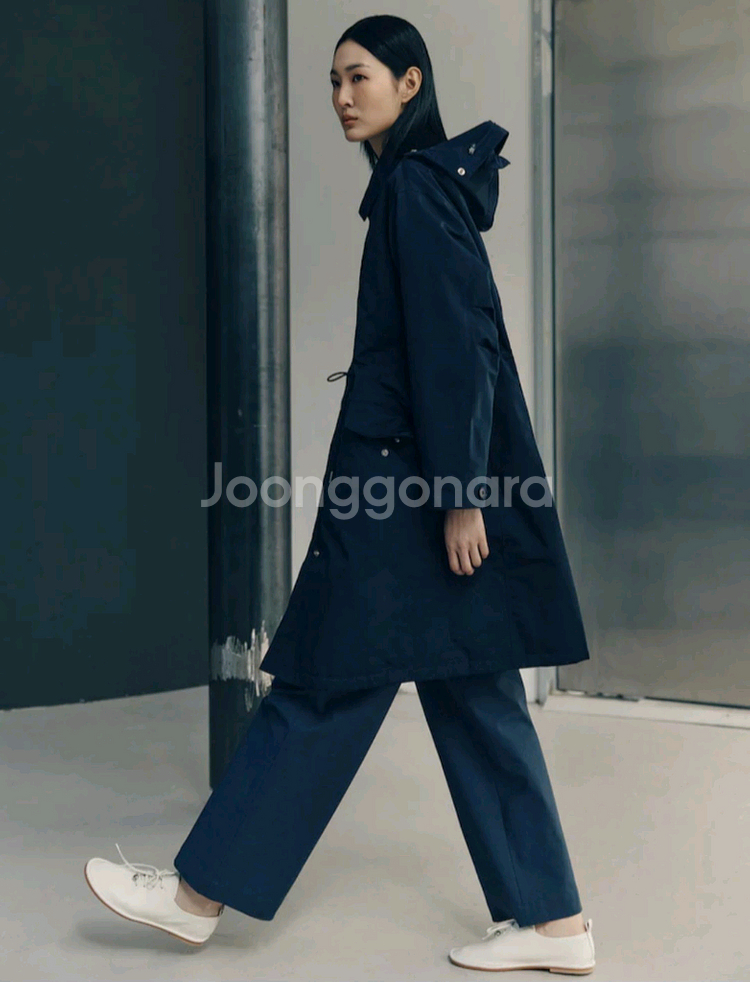 구호 후드 롱패딩 (25ss)--1