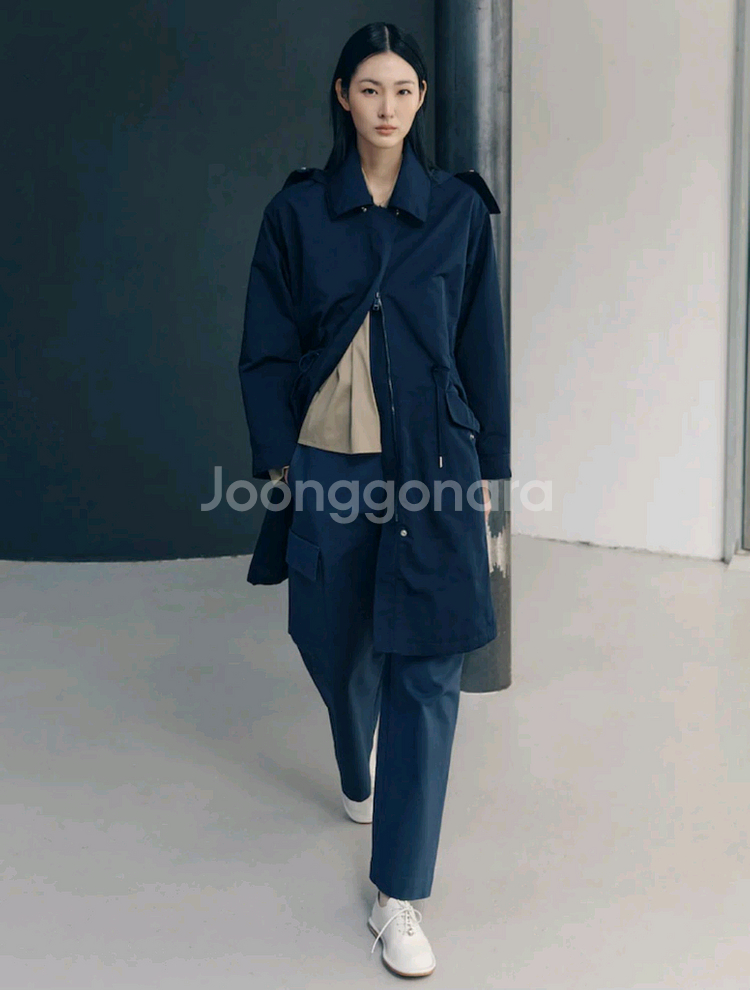 구호 후드 롱패딩 (25ss)--0