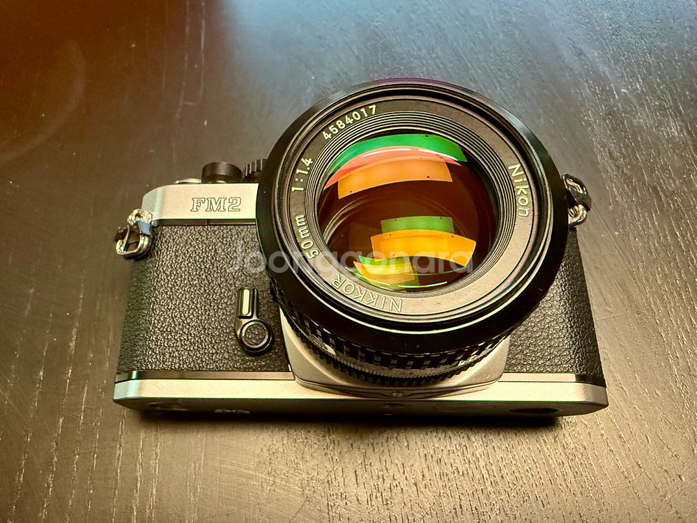 니콘 필름카메라 FM2 f1.4 50mm 렌즈--1