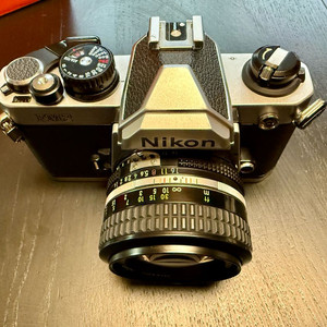 니콘 필름카메라 FM2 f1.4 50mm 렌즈