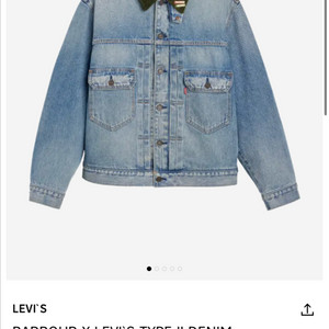 판매)리바이스 바버 타입2 데님자켓 XL 새상품