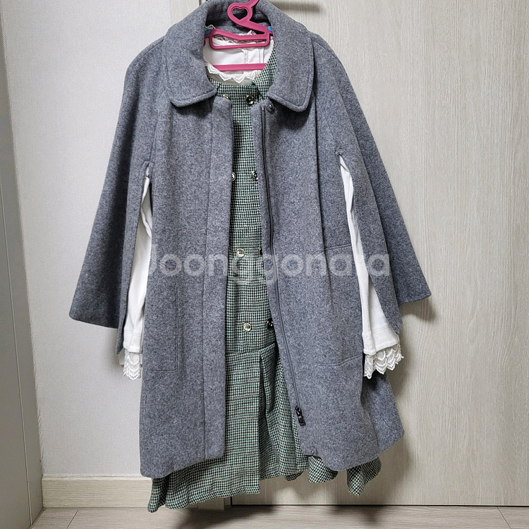 여아 150사이즈 컬리수 코트,원피스,블라우스 세트--0