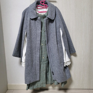 여아 150사이즈 컬리수 코트,원피스,블라우스 세트