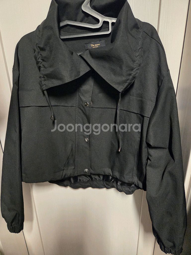 블랙크롭점퍼--0